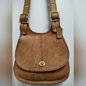 PROJECT Vintage Coach 9235 Crescent Bag READ